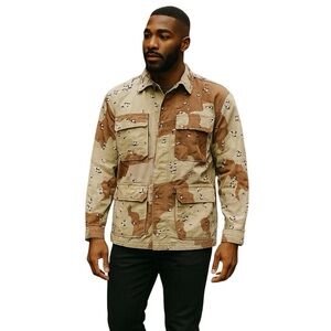 Vintage Small Military Jacket Marines Camo Chocolate Chip Desert Field Utility